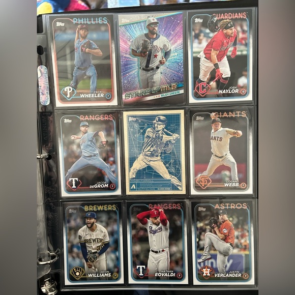 2024 Topps Series 1 All-Star Baseball 45-Card Binder-Shohei Ohtani Bobby Witt jr - Picture 8 of 10